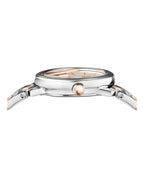 Fendi Womens Run Away Two Tone 36mm Bracelet Fashion Watch