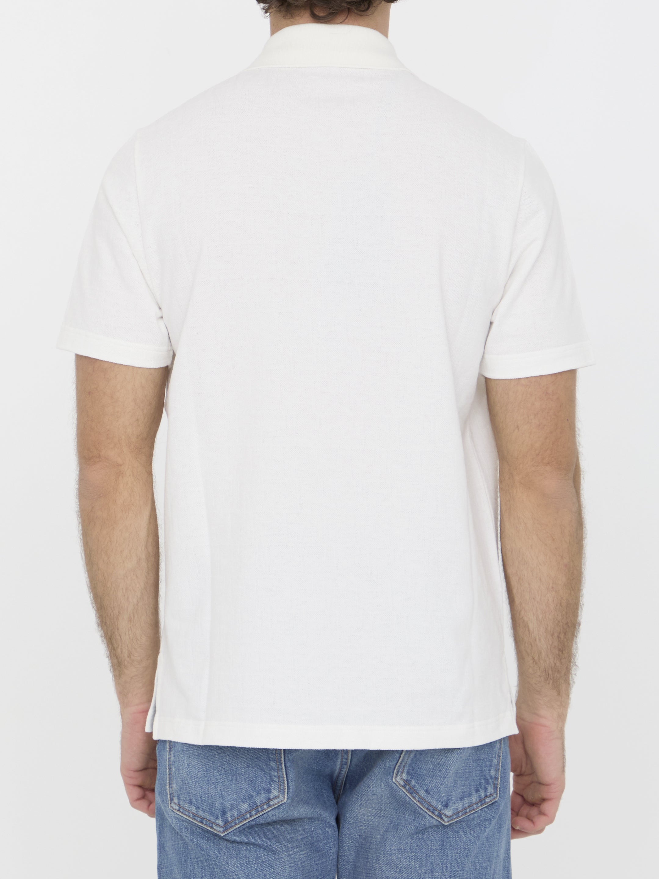 FENDI FF Monogram Polo Shirt - Regular Fit (Size L)
