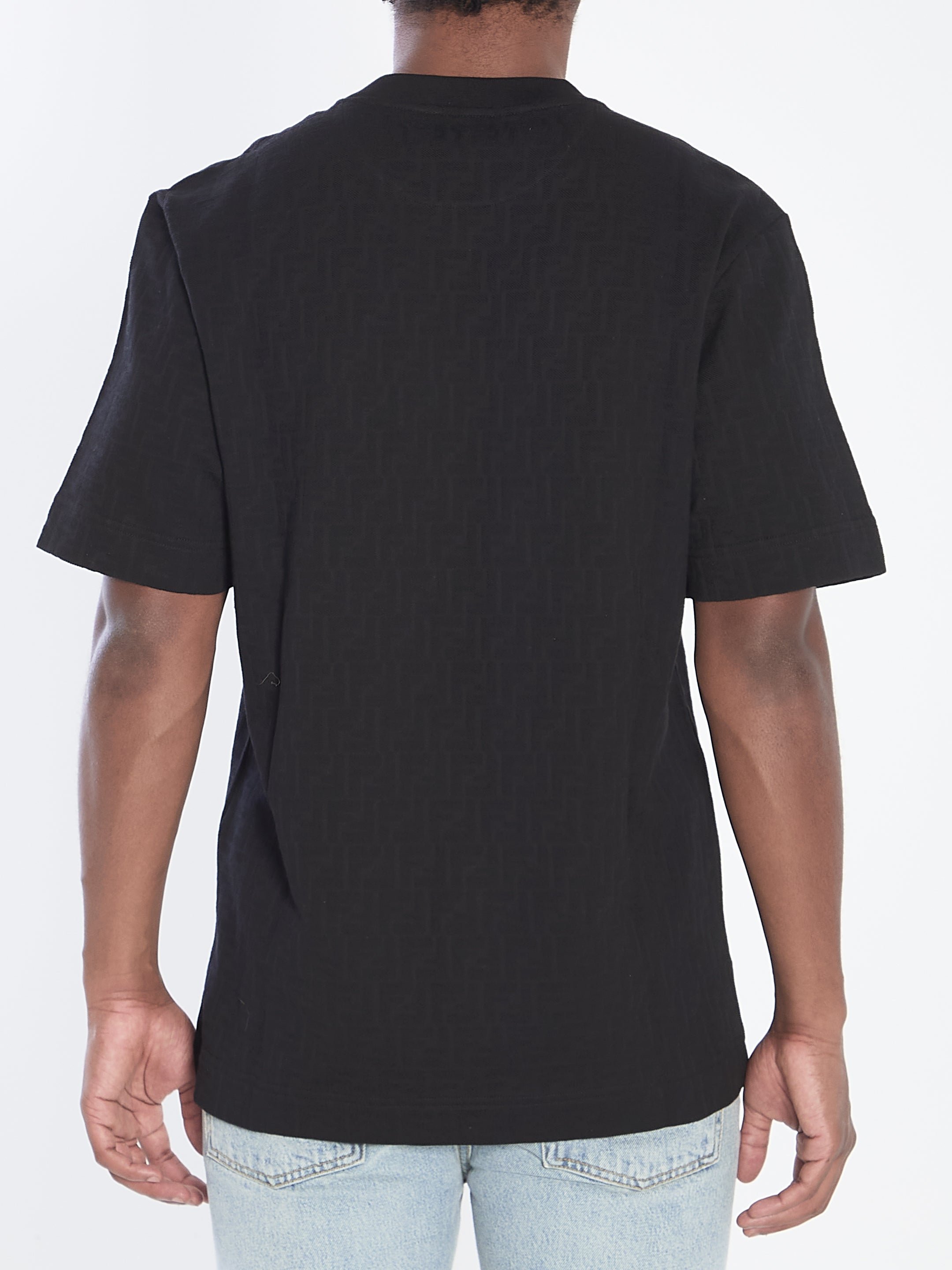 FENDI FF Monogram Regular Fit T-Shirt - Size L