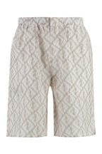 FENDI Mini Linen Shorts for Men
