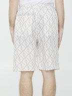FENDI Mini Linen Shorts for Men