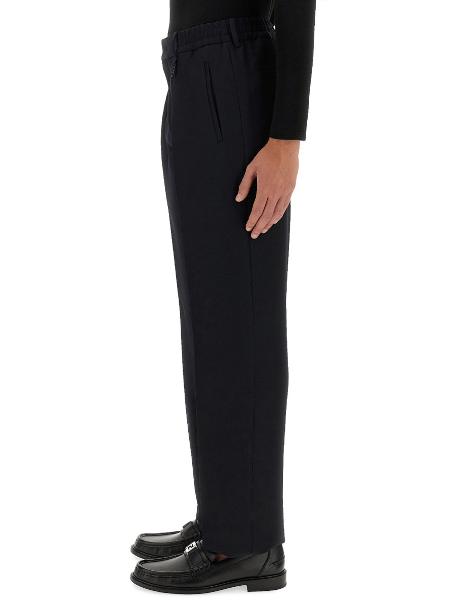 FENDI Men's Straight Fit Wool Pants - Size 50
