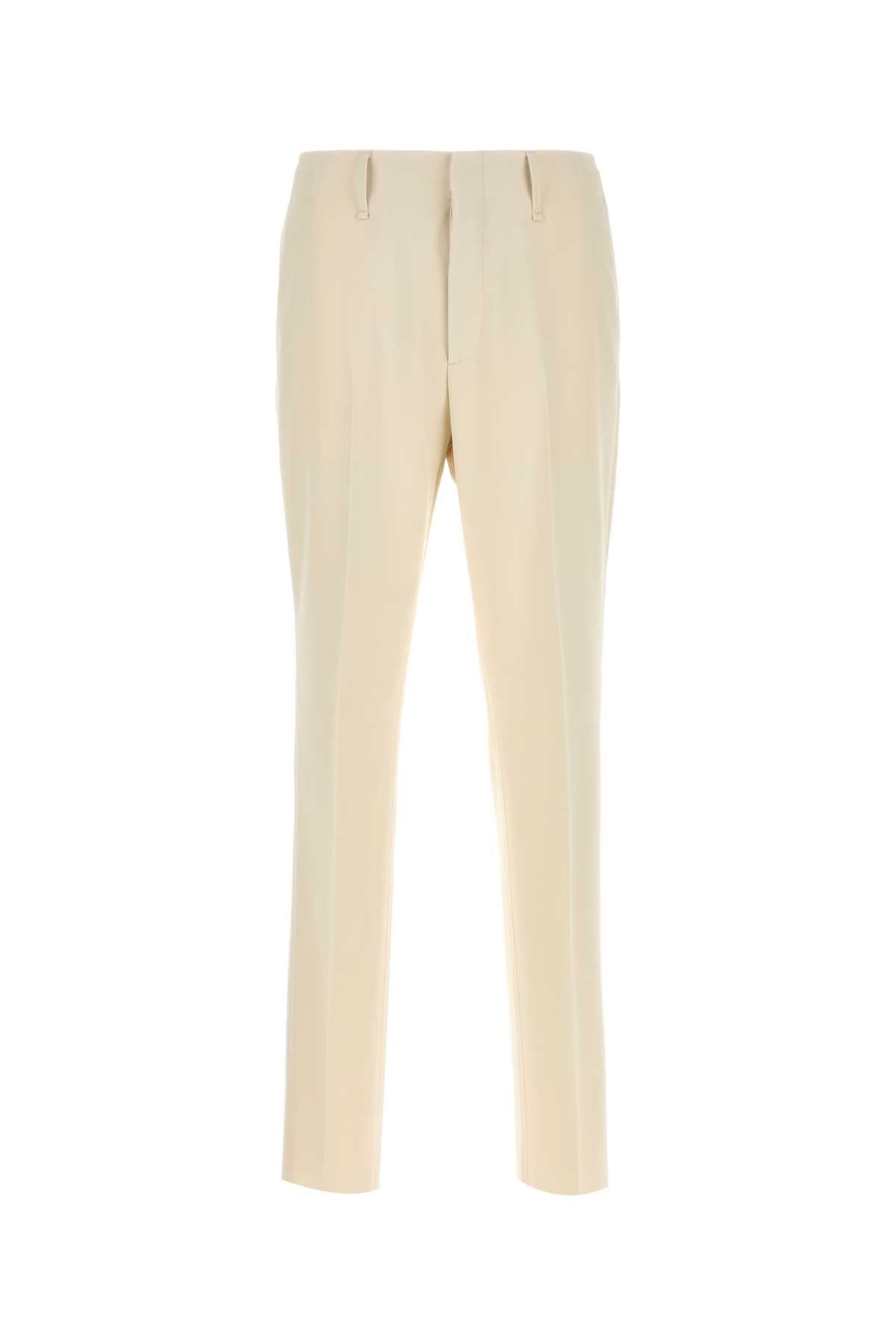 FENDI Virgin Wool Gabardine Trousers for Men - SS25