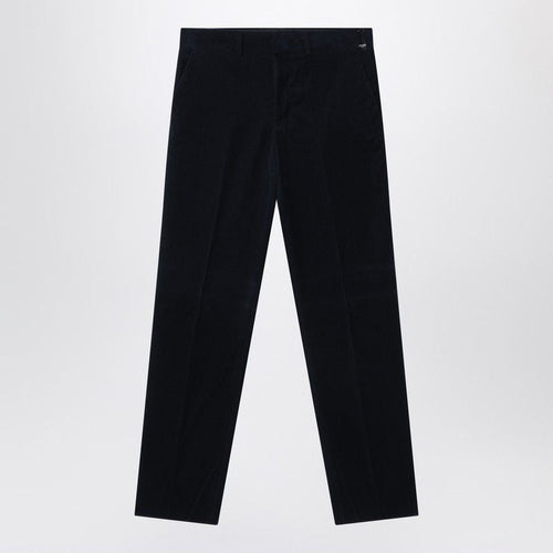 FENDI Velvet Trousers with Classic Details - FW24 Collection