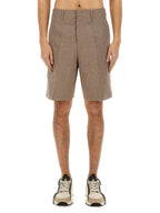 FENDI Jacquard Bermuda Shorts - Size 48 IT