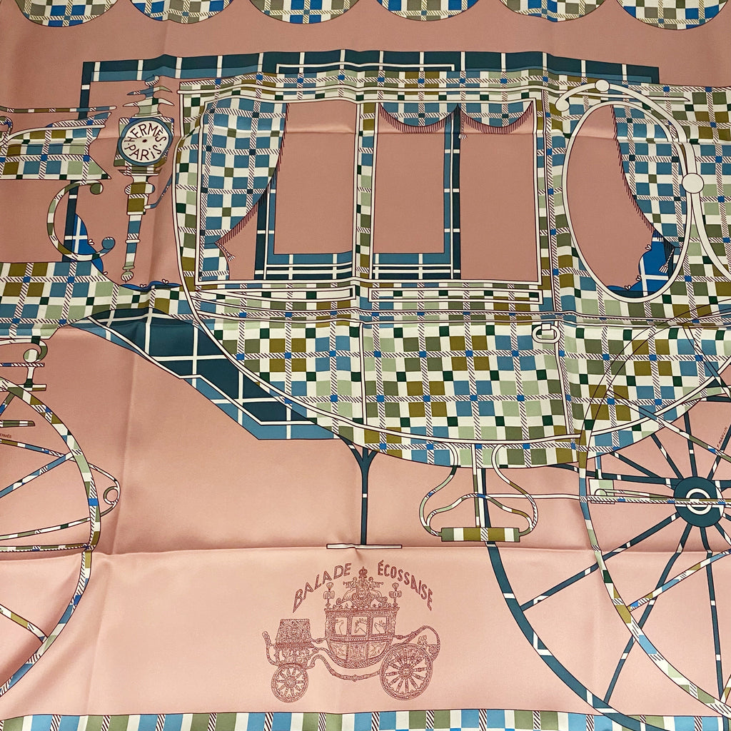 Hermes silk scarf
