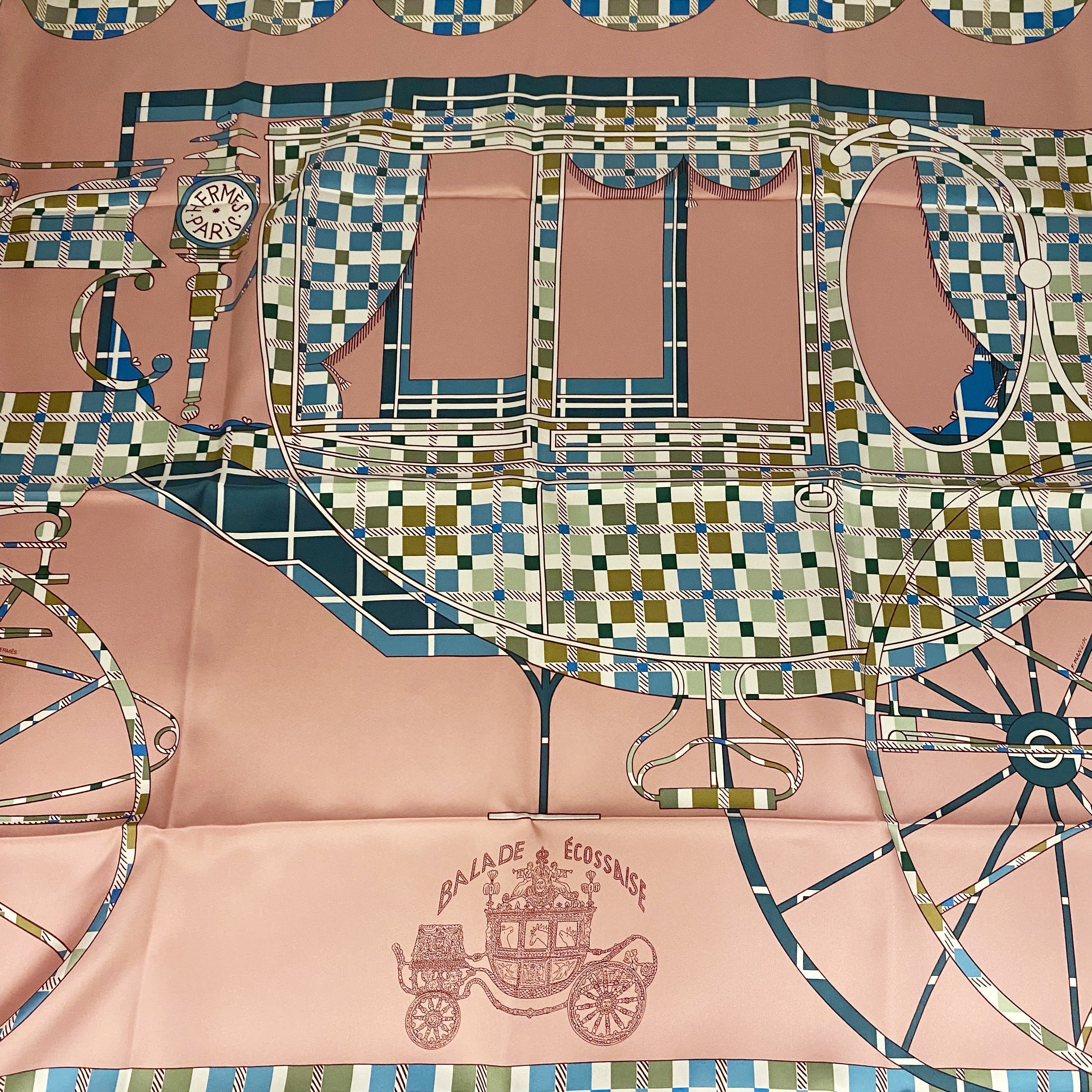 Hermes silk scarf