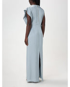 Fendi High Neck Sleeveless Maxi Dress Women Dust Dresses