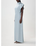 Fendi High Neck Sleeveless Maxi Dress Women Dust Dresses