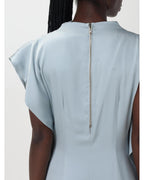 Fendi High Neck Sleeveless Maxi Dress Women Dust Dresses