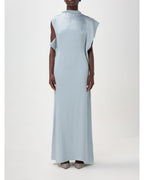 Fendi High Neck Sleeveless Maxi Dress Women Dust Dresses