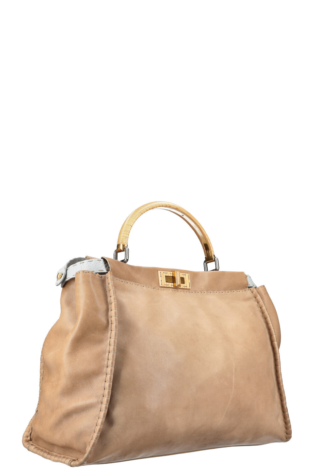 FENDI Peekaboo Large Wood Beige