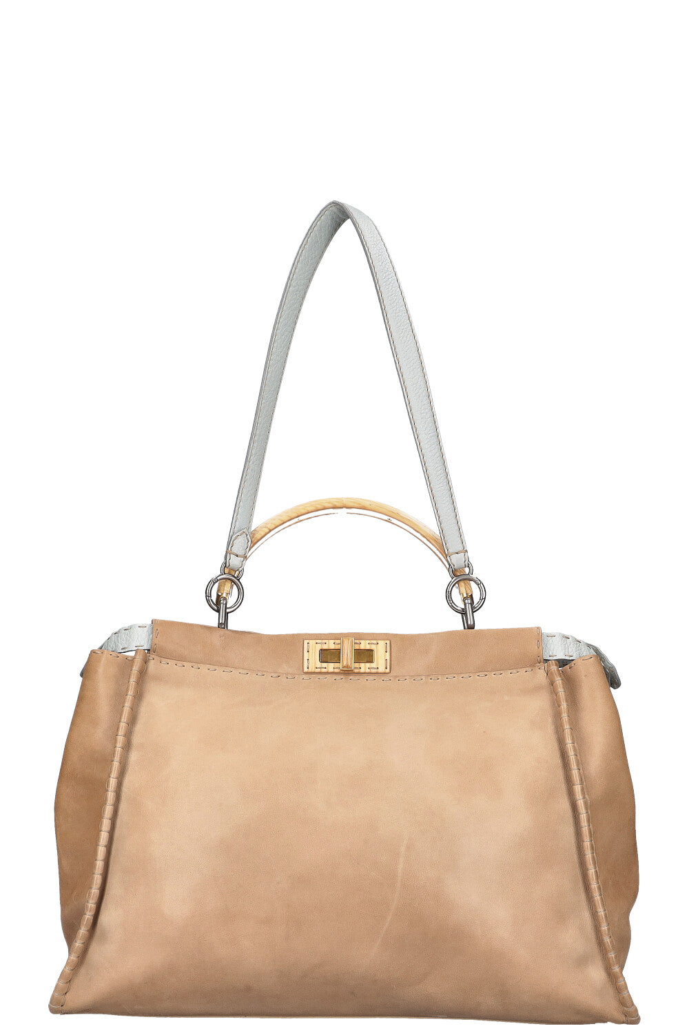FENDI Peekaboo Large Wood Beige