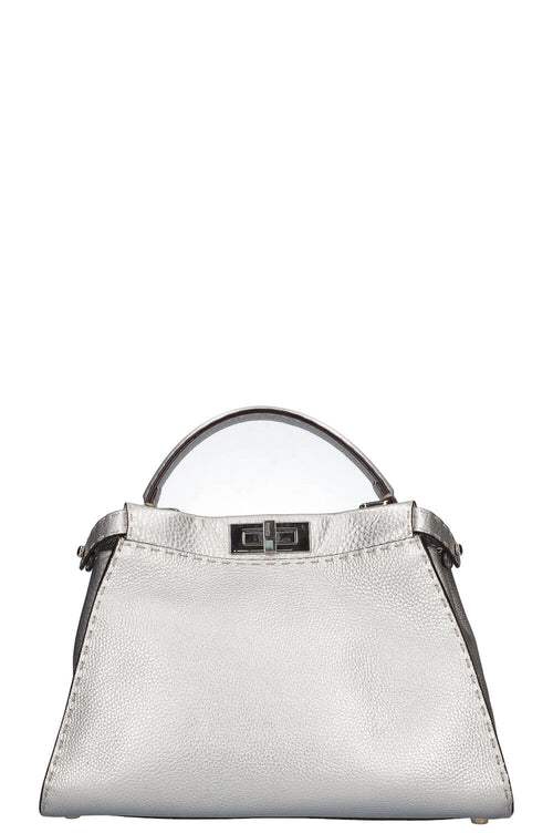 FENDI Peekaboo Medium Silver