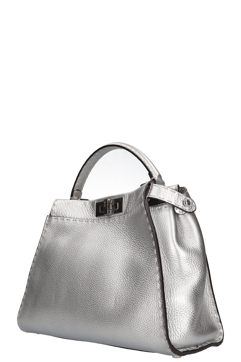 FENDI Peekaboo Medium Silver