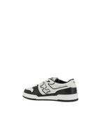 Fendi Match Leather Sneakers Men Black