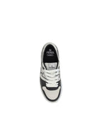 Fendi Match Leather Sneakers Men Black
