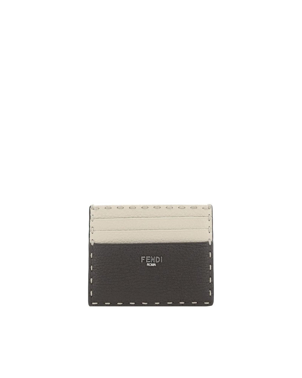 Fendi Card Holder Leather TwoTone Men Multicolor Wallets & Pouches
