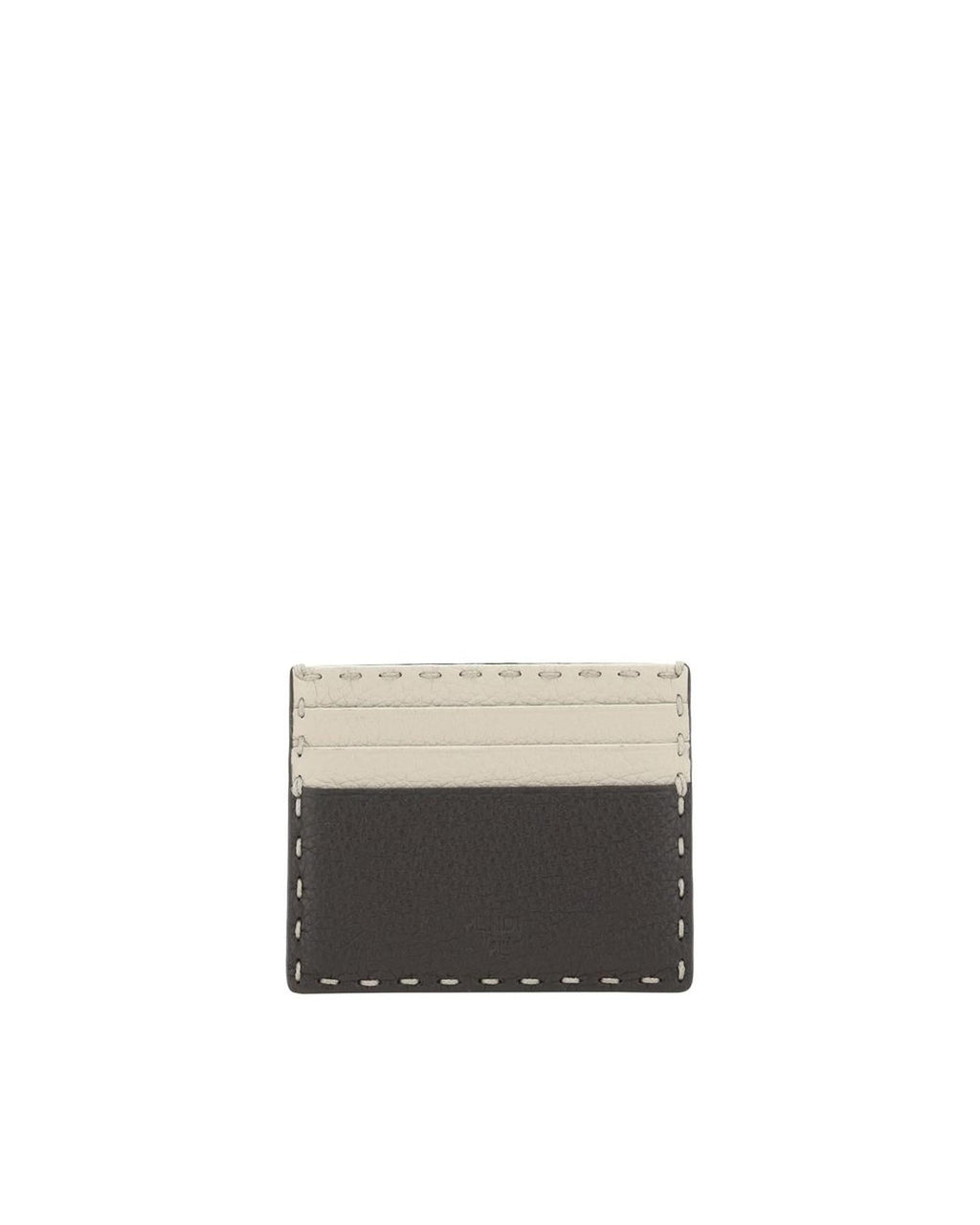 Fendi Card Holder Leather TwoTone Men Multicolor Wallets & Pouches