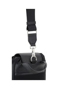 Fendi Roma Leather Bucket Bag Men Black Backpacks