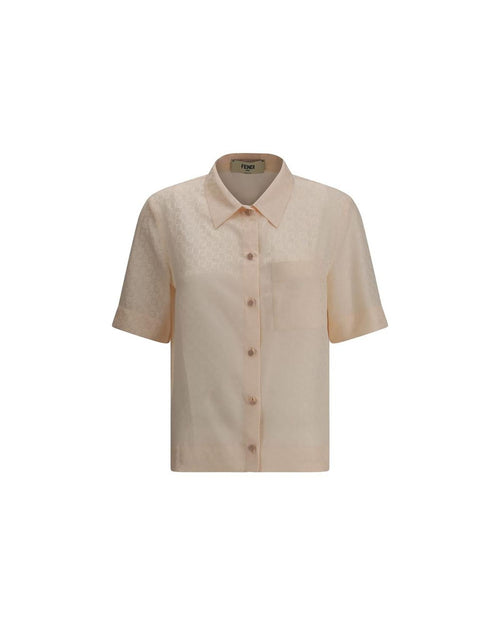 Fendi FF Monogram Short Sleeve Shirt Women Multicolor