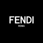 FENDI ROMA EMBOSSED LOGO LARGE POUCH CLUTCH BAG