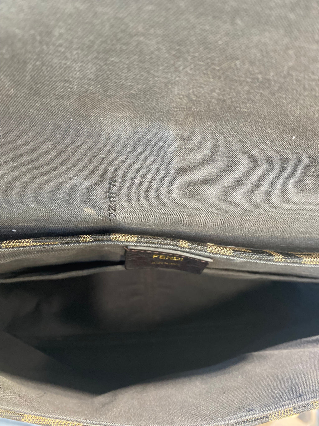 FENDI ZUCCA VITELLO ELITE CROSSBODY BAG