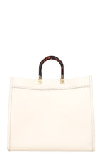 FENDI Sunshine Tote Large Leather Ivory