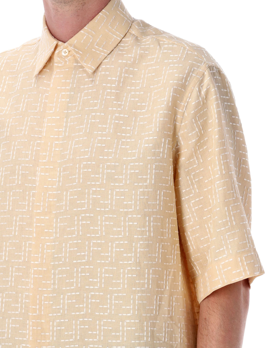 FENDI Oversized Jacquard Shirt for Men