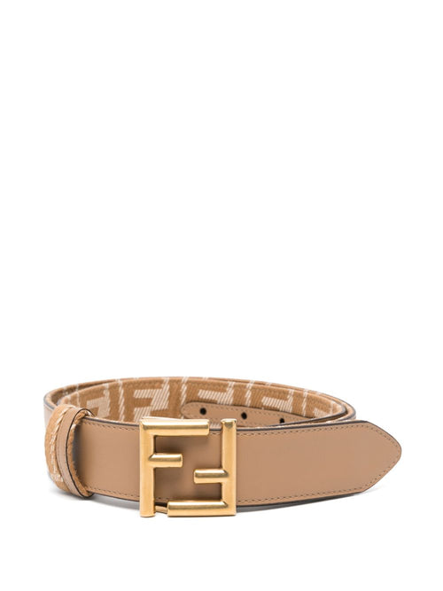 FENDI Stylish Belt with FF Buckle