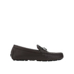 FENDI Leather Monogram Loafers for Men