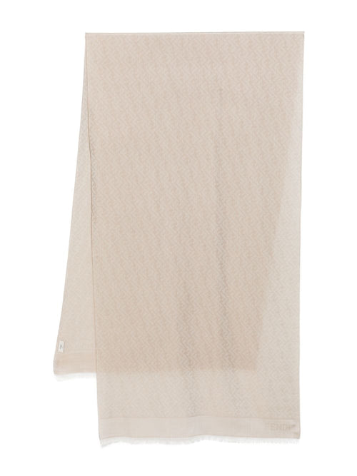FENDI FF Motif Cashmere and Silk Scarf