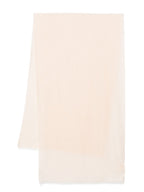 FENDI FF Jacquard Scarf with Fringed Edges - Women's Accessory