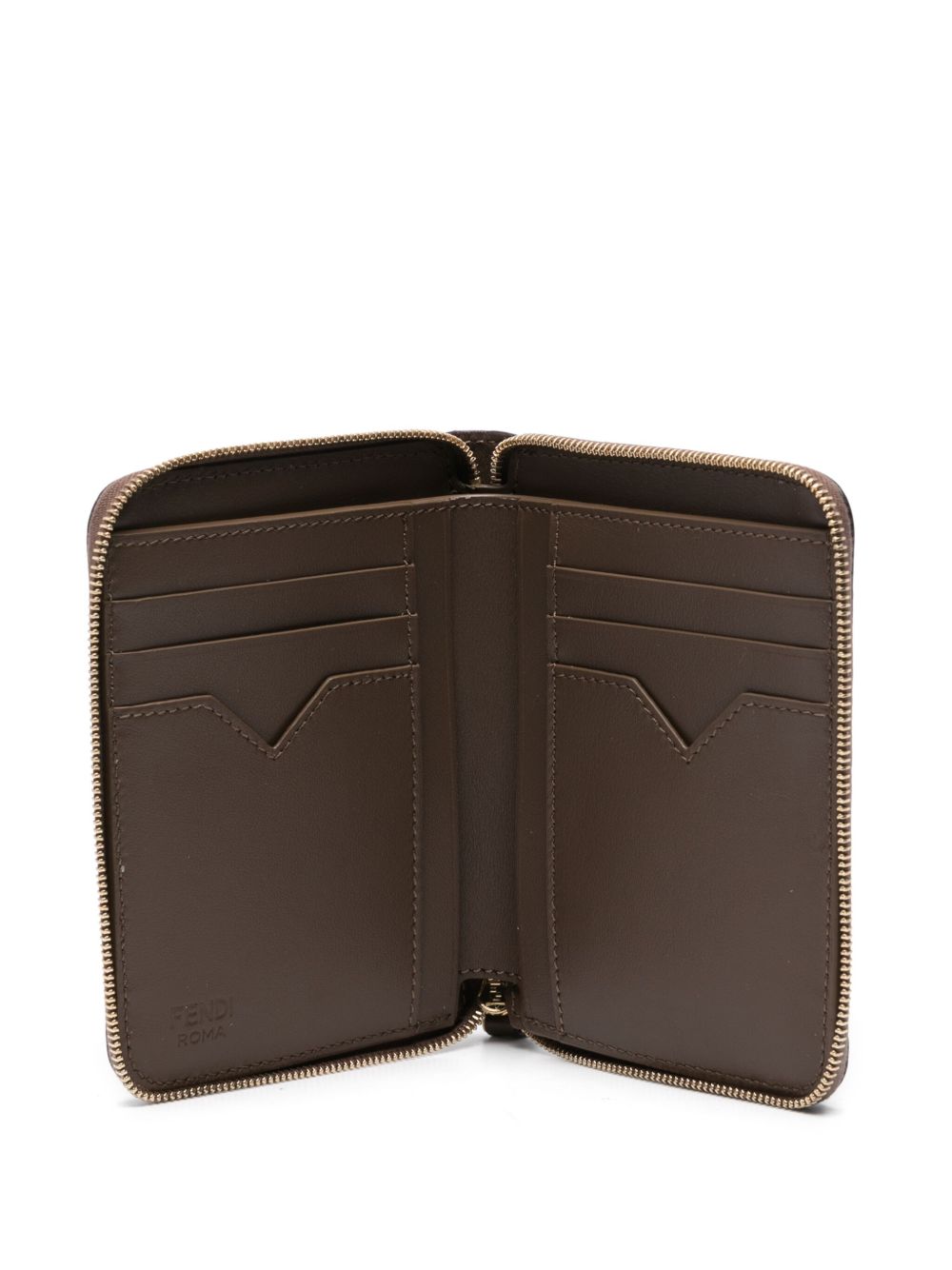 FENDI Medium Diamonds Zip Wallet