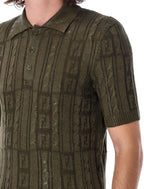 FENDI Classic Wool Polo Shirt - Size 50