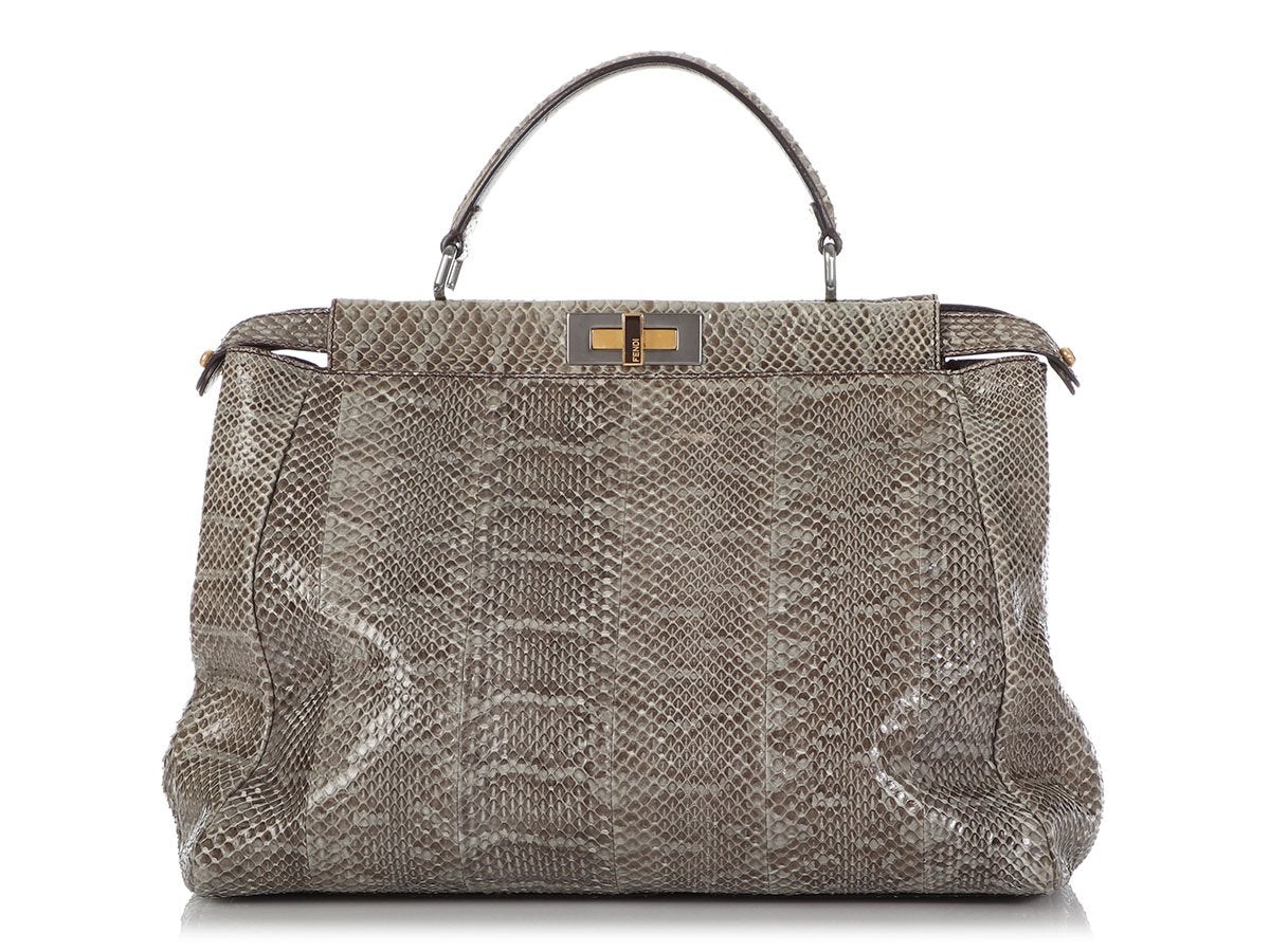 Fendi Large Python Peekaboo