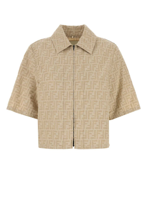 FENDI Embroidered Denim Shirt for Women