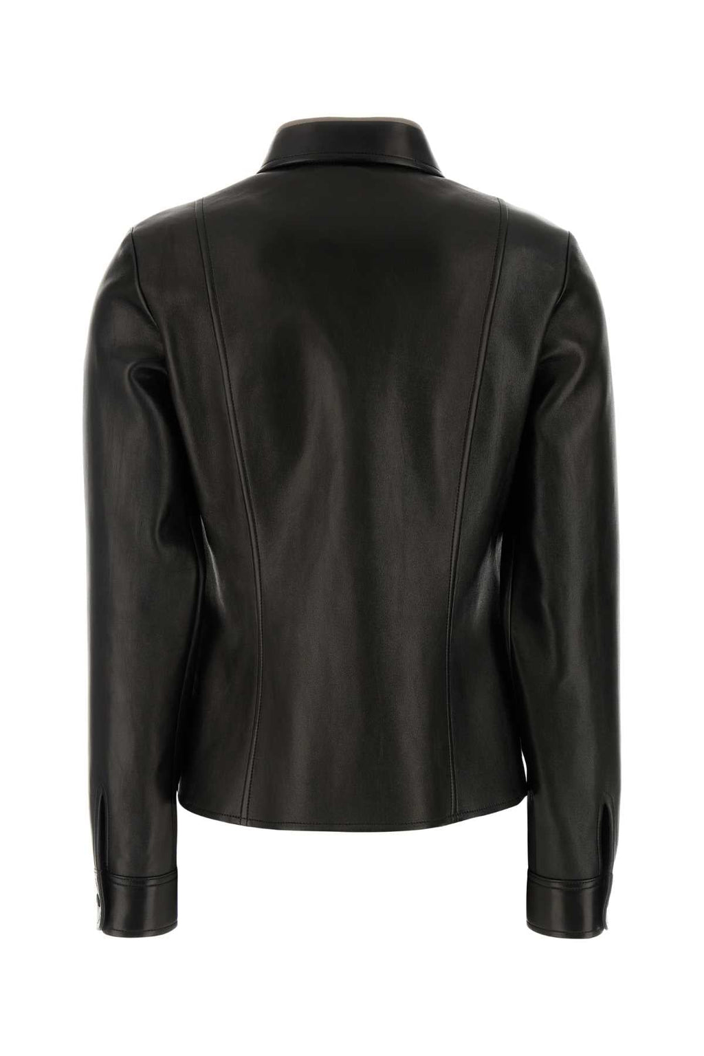FENDI Womens Nappa Leather Shirt - FW24 Collection