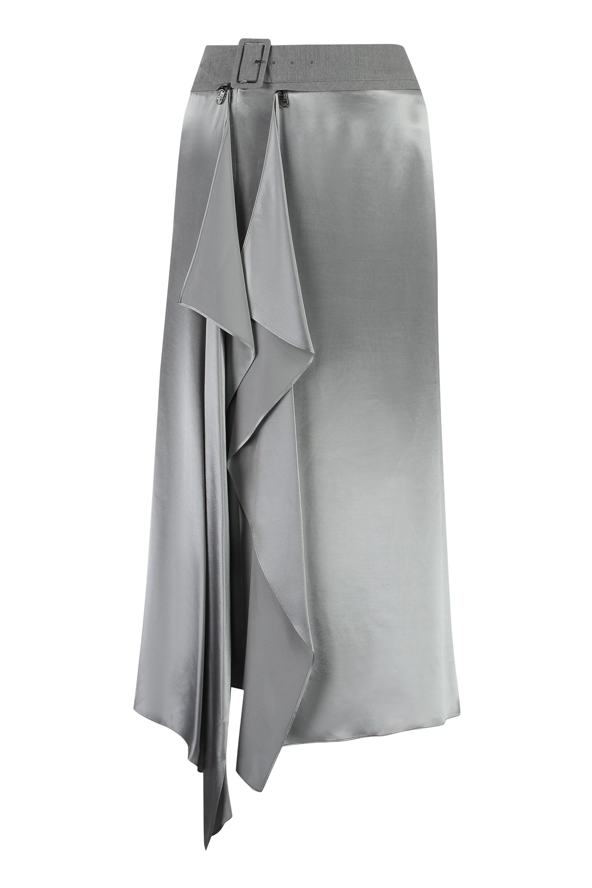 FENDI Elegant Satin Mini Skirt for Women