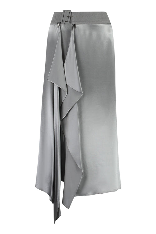 FENDI Elegant Satin Mini Skirt for Women
