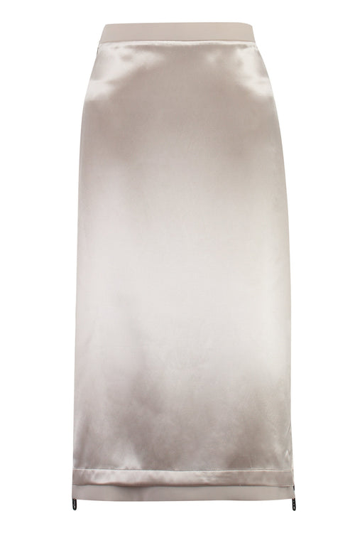FENDI Elegant Satin Mini Skirt for Women