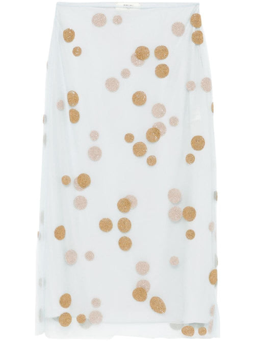 FENDI Elegant Tulle Mini Skirt for Women - FW24 Collection
