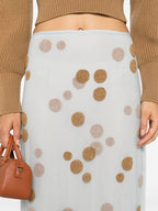 FENDI Elegant Tulle Mini Skirt for Women - FW24 Collection
