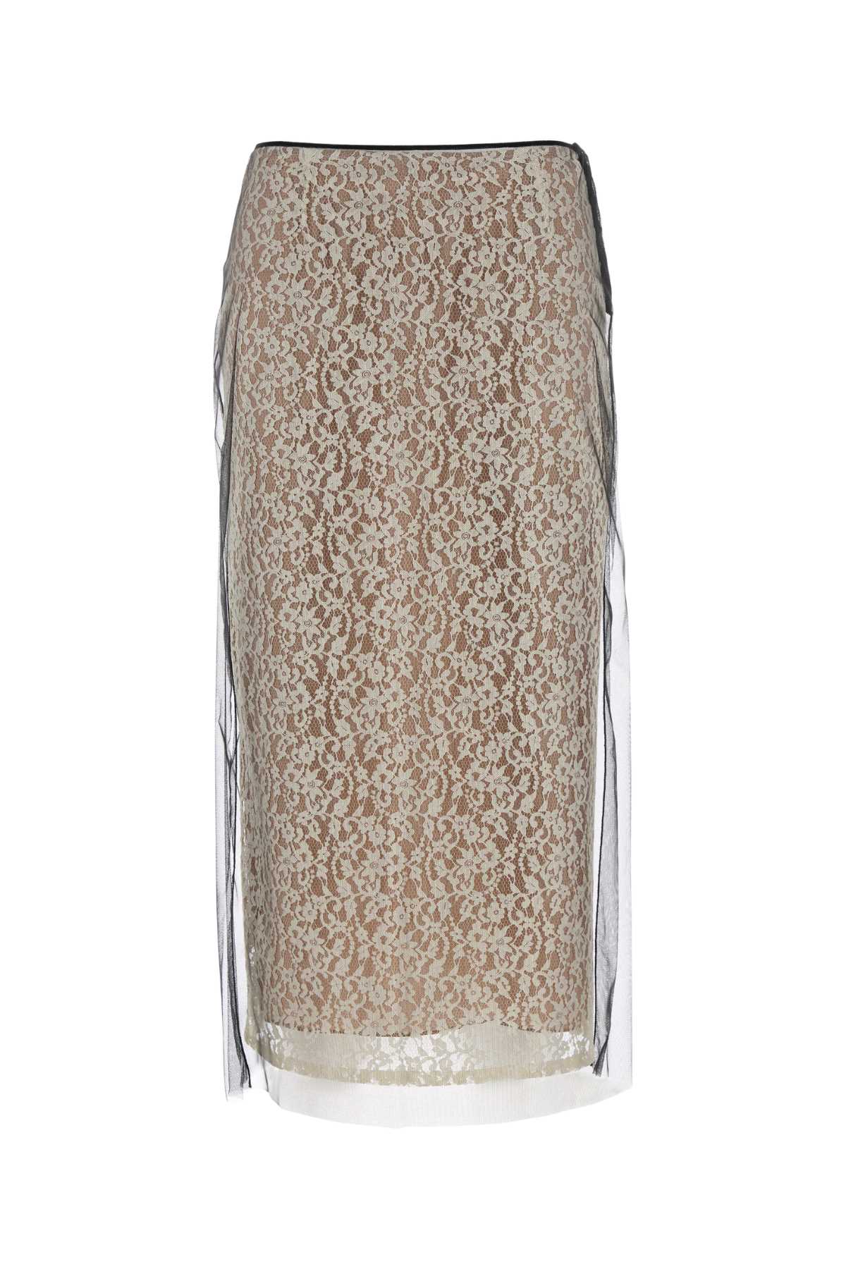 FENDI Floral Lace Mini Skirt for Women