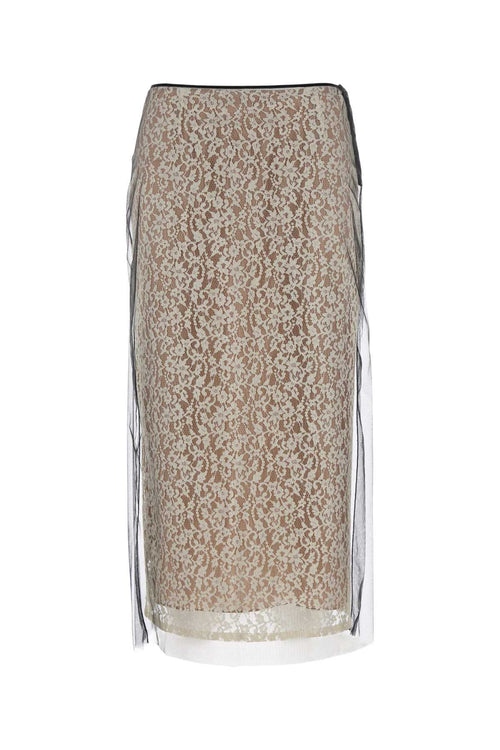 FENDI Floral Lace Mini Skirt for Women