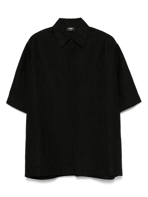 FENDI Men's Cotton Button-Up Shirt