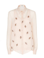FENDI Silk Georgette Mini Blouse for Women