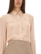FENDI Silk Georgette Mini Blouse for Women