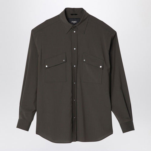 FENDI Overfit Wool Blouson for Men