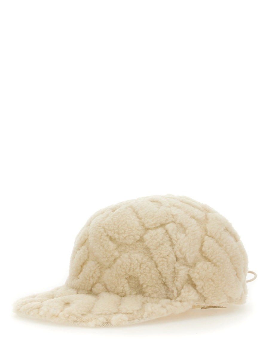 FENDI Women's Luxurious Wool Baseball Hat